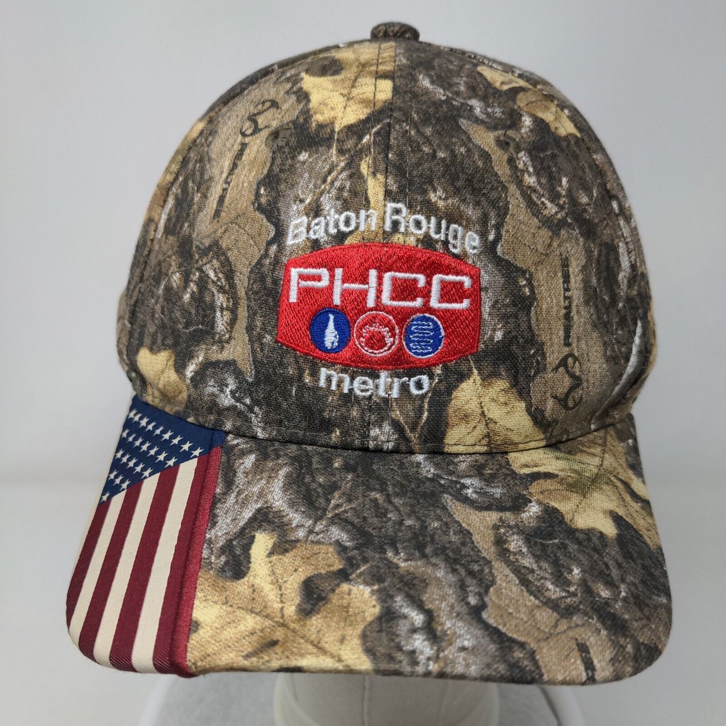 Baton Rouge Metro PHCC Slideback Hat Camo Adult Realtree Outdoor Cap