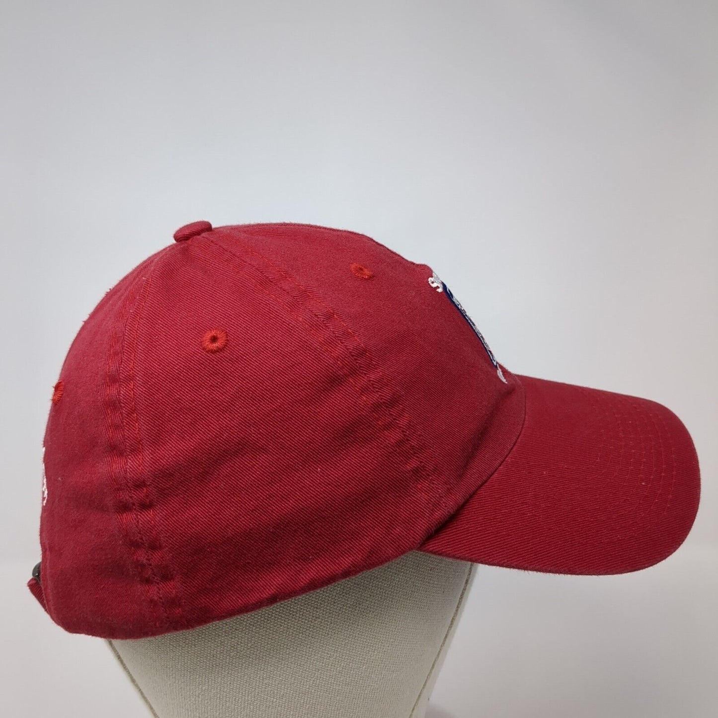 PGA Tour Siriusxm Radio Slideback Golf Hat Red OS Adjustable 6 Panel Fahrenheit
