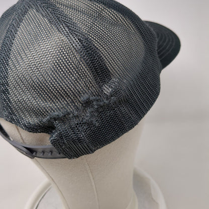 NN Snapback Trucker Hat Gray OSFA Adjustable Mesh Back Port Authority