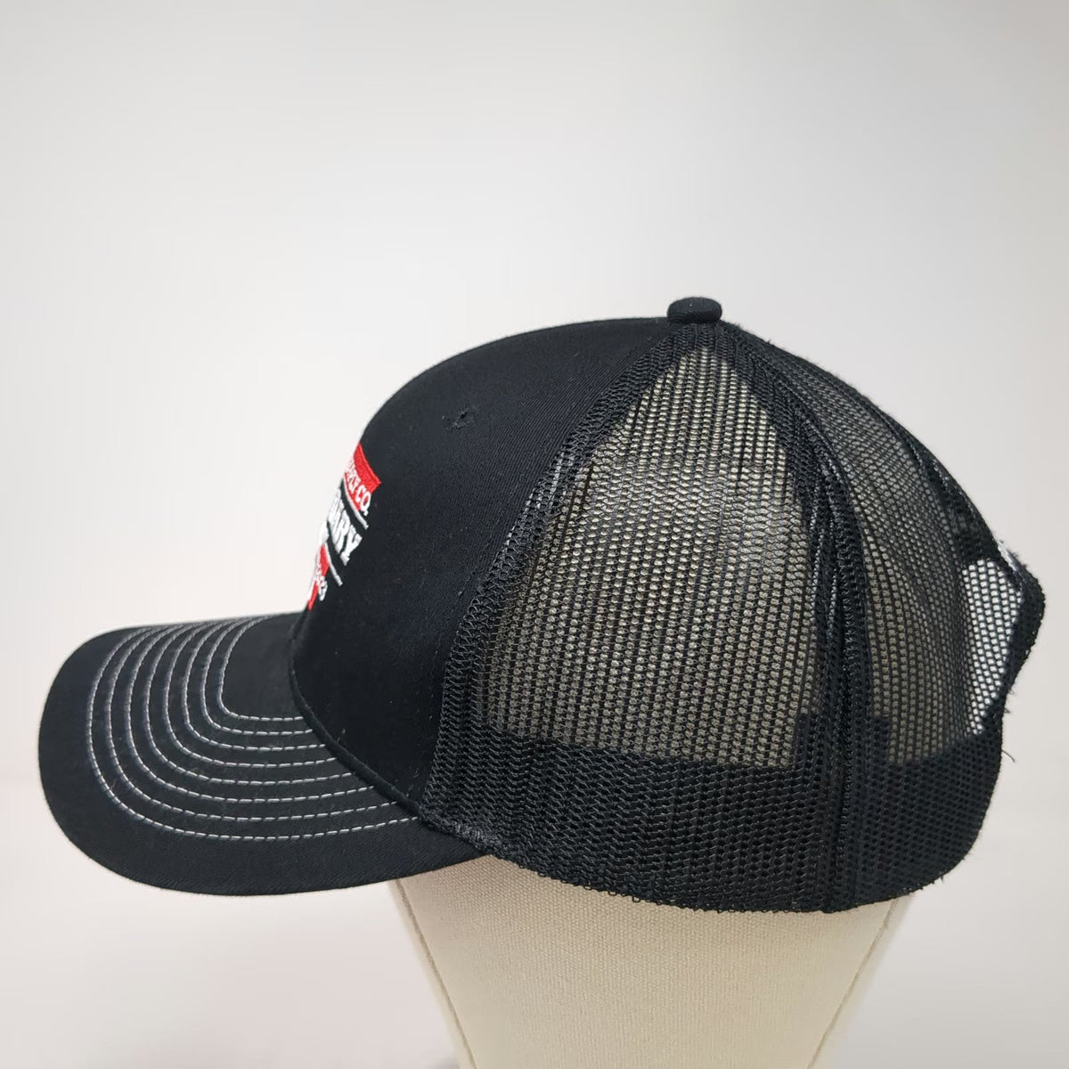 Tractor Supply Co Black Trucker Hat One Size 85th Anniversary Mesh Back Snapback