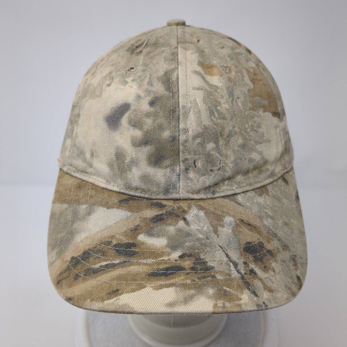 Unbranded Snapback Hat Camouflage One Size Adjustable Vented Holes Blank