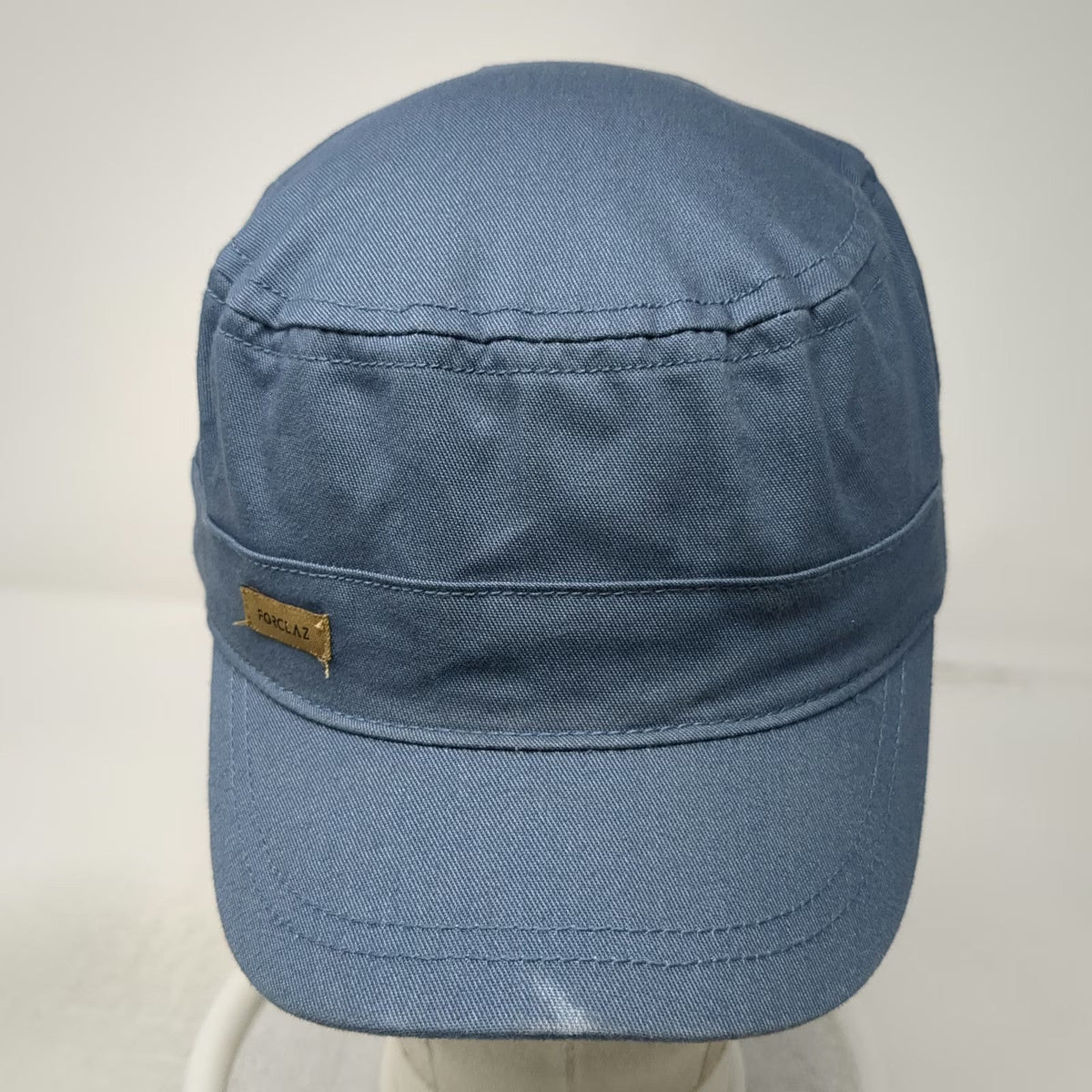 Forclaz Army Cap Blue One Size Slideback Adjustable Flat Top Hiking Trek Hat