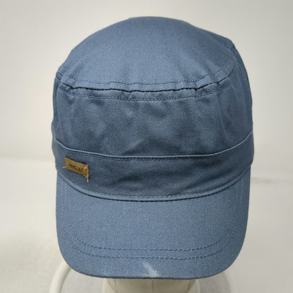 Forclaz Army Cap Blue One Size Slideback Adjustable Flat Top Hiking Trek Hat