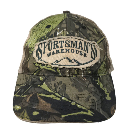 Sportsman's Warehouse Stapback Trucker Hat Camouflage OSFM Mesh Back Embroidered