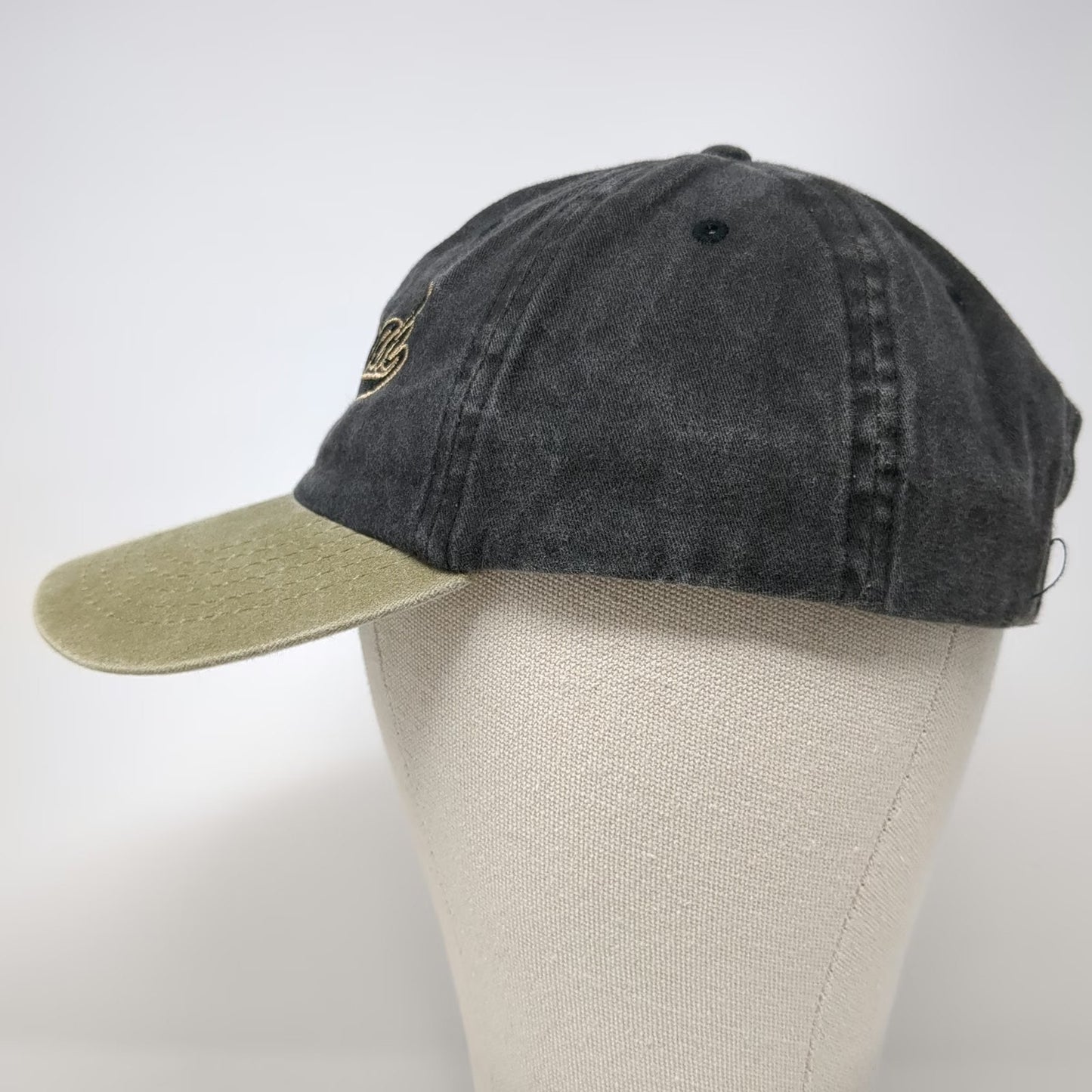 Savannah Georgia Baseball Cap Black Green One Size Strapback Souvenir Hat