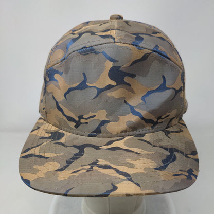 Genuine Merchandise Snapback Hat Multicolor Camouflage One Size 707 Camel Blank