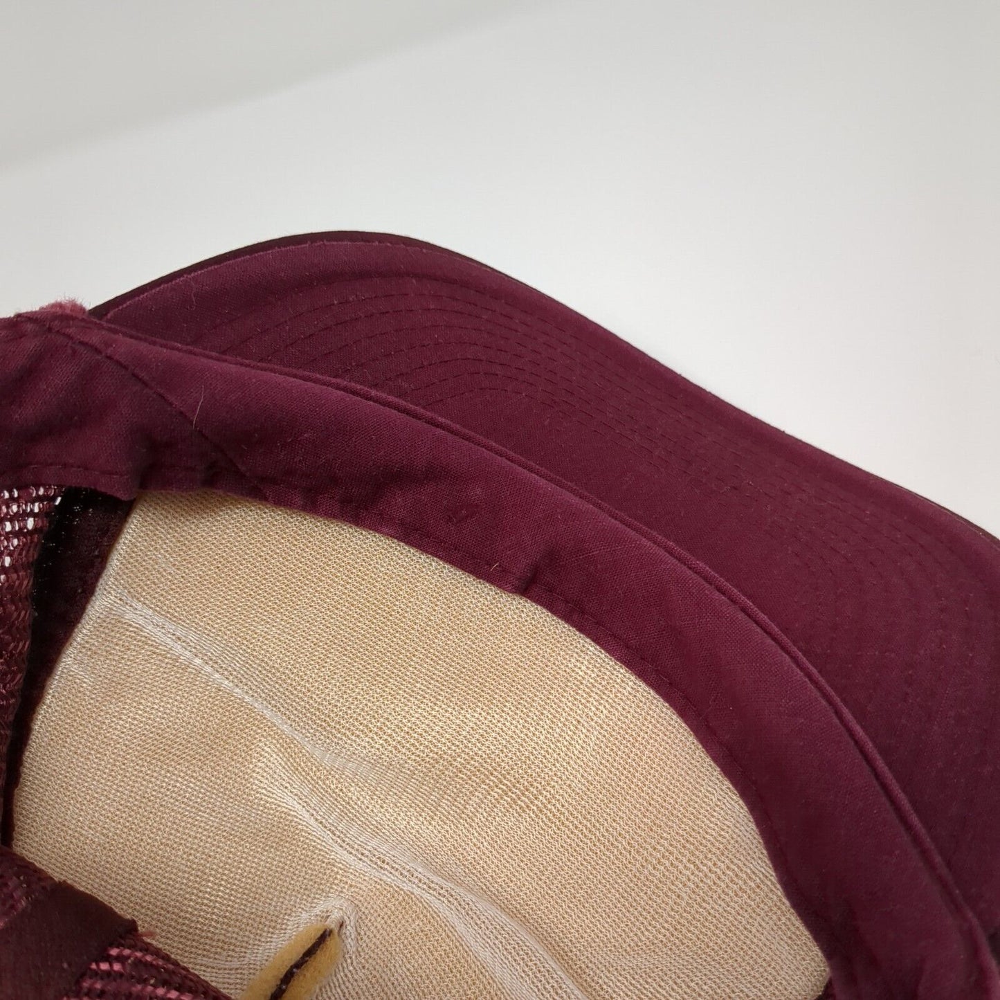 Centennial Tractor Snapback Trucker Hat Red OS Adjustable Mesh Back Sportcap