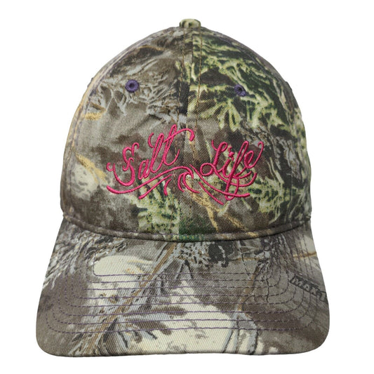 Salt Life Slideback Hat Camo OSFM Embroidered Adjustable 6 Panel