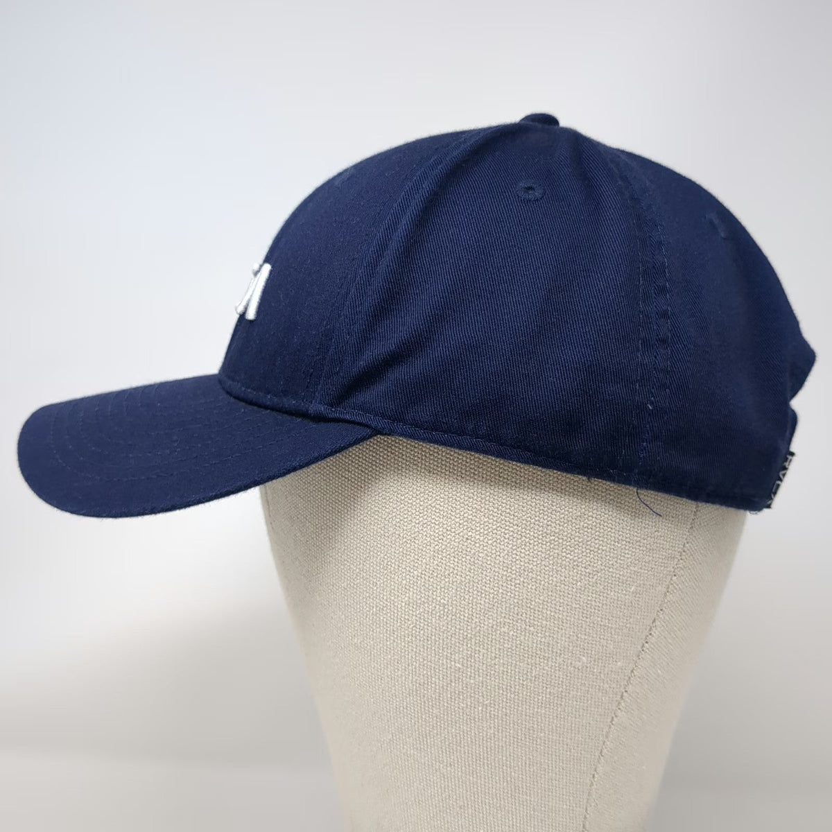 RVCA Snapback Hat Blue One Size 3D Embroidery Structured Cap Logo Surf Skate
