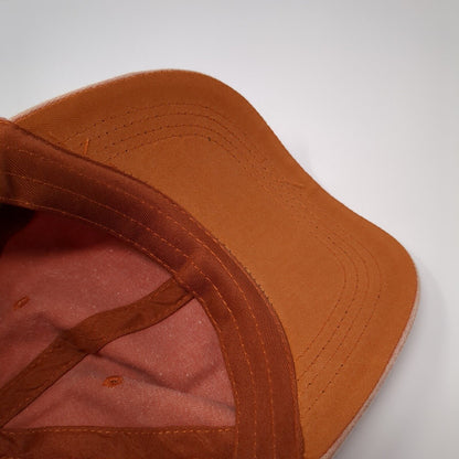 Dog Mom Slideback Hat Orange OSFA Adjustable Vented Holes 6 Panel Cotton