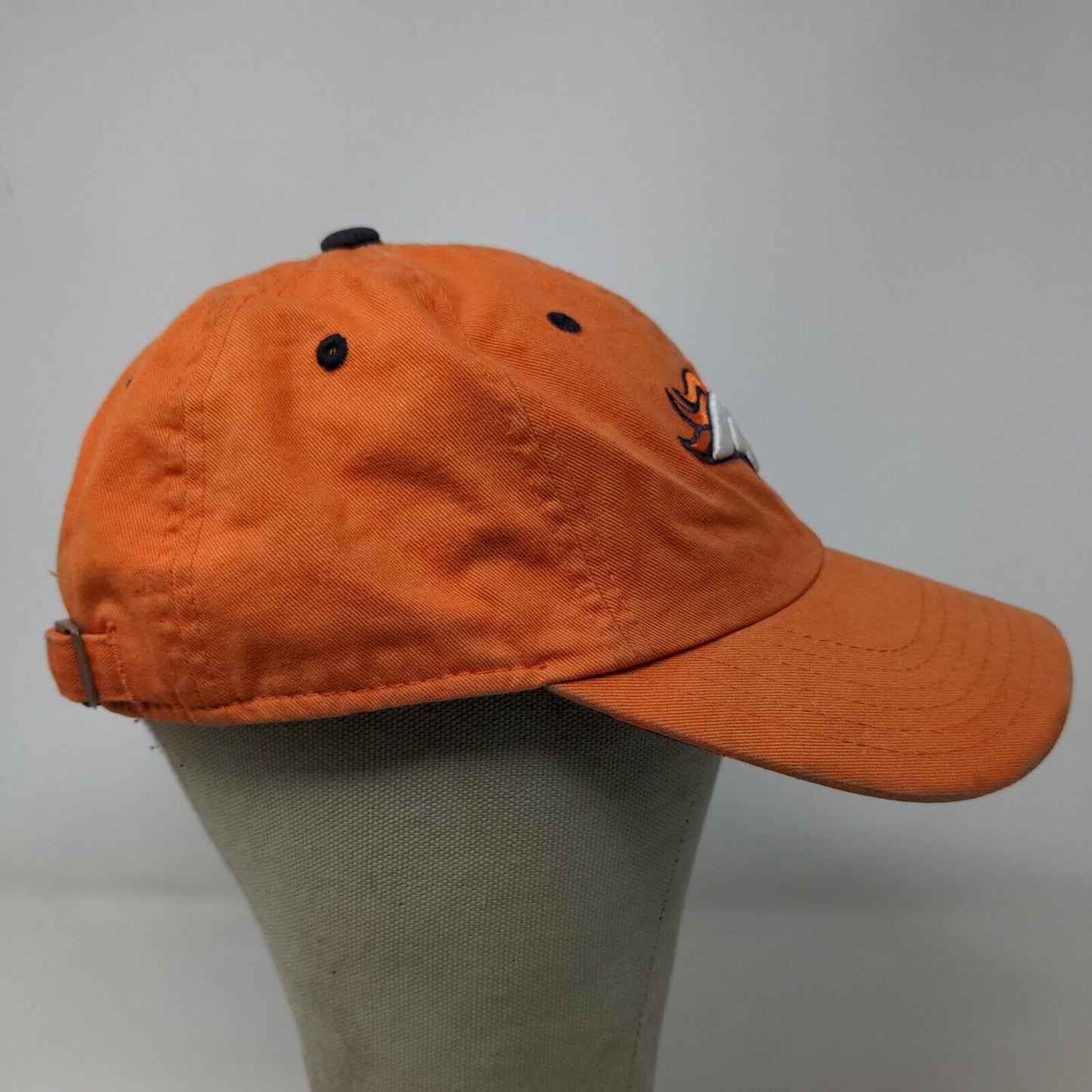 NFL Women's Slideback Hat Orange Adjustable Embroidered Denver Broncos Logo