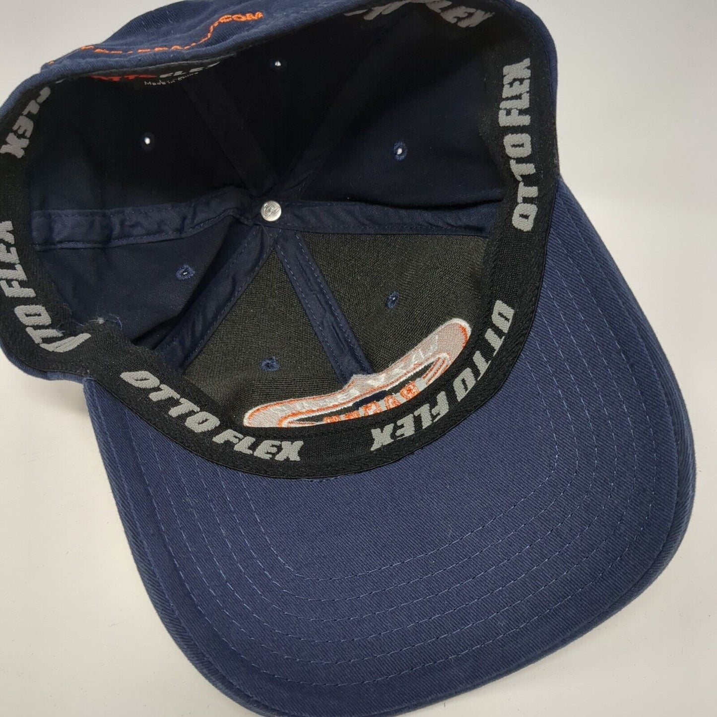 Lazy Bear Ranch Fitted Hat Blue L/XL Embroidered Otto Flex 6 Panel
