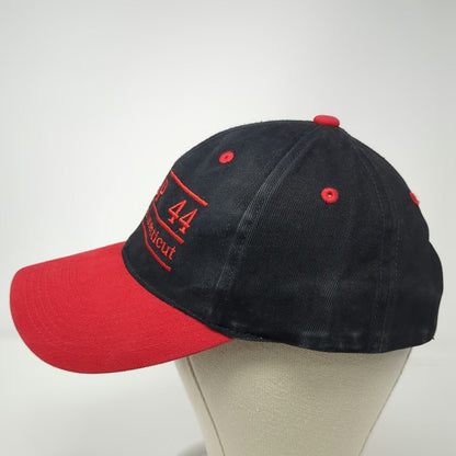Otto Baseball Cap Black Red One Size Cotton Strapback Troop 44 Berlin CT Hat