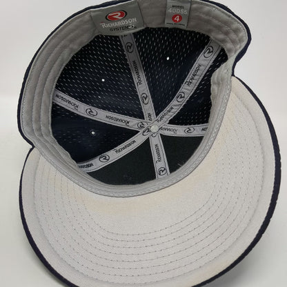 Richardson Baseball Cap Blue One Size PTC Embroidery Stretch Fit Performance Hat