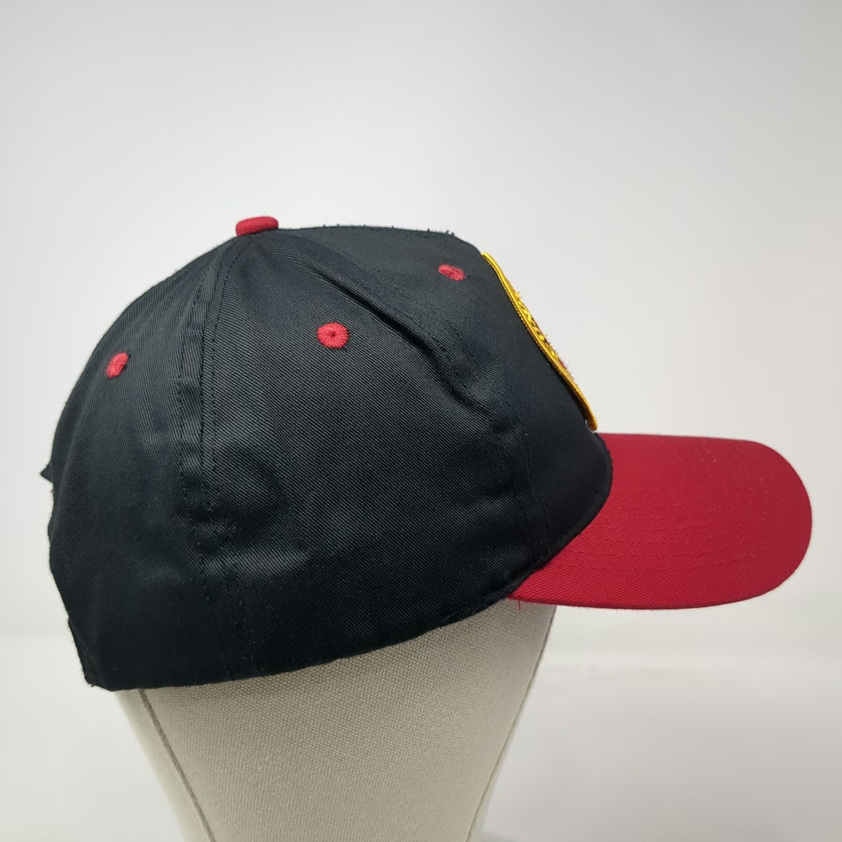 Nissun Snapback Hat Black Red One Size USMC United States Marine Corps Patch