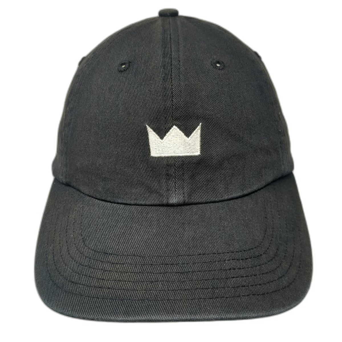 Black Baseball Cap One Size Crown Dear Sense Tour Hat Curved Brim Slideback