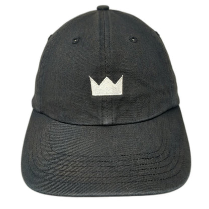Black Baseball Cap One Size Crown Dear Sense Tour Hat Curved Brim Slideback