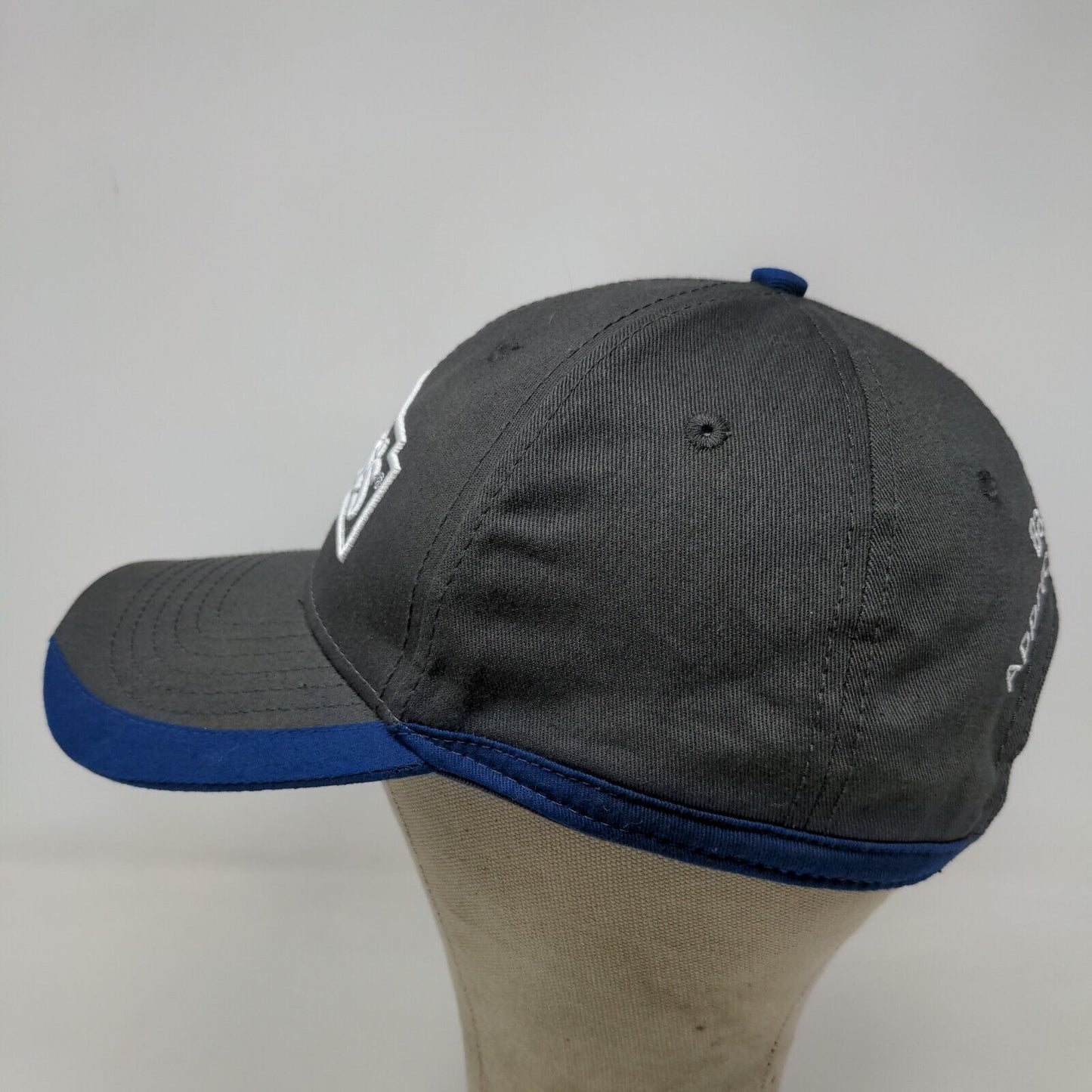 Lowe's Men's Snapback Hat Gray Blue Embroidered Logo Back End Appreciation 2020