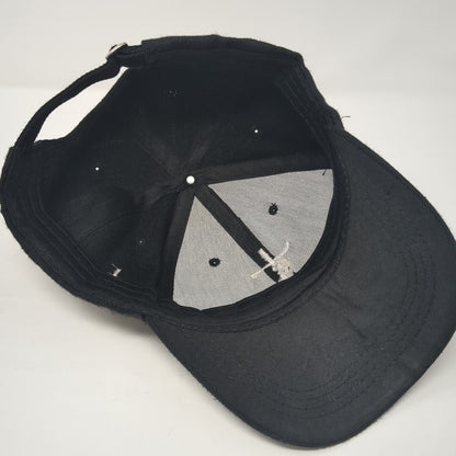 Faith Slideback Baseball Cap Black One Size Adjustable Embroidered 6 Panel