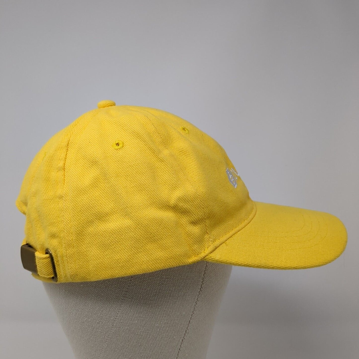 Bumble Slideback Hat Yellow OSFA Adjustable Embroidered Solid 6 Panel
