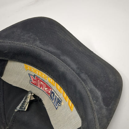Graffiti 5 Panel Black Hat One Size AMSOIL Series 2000 Racing Rope Snapback