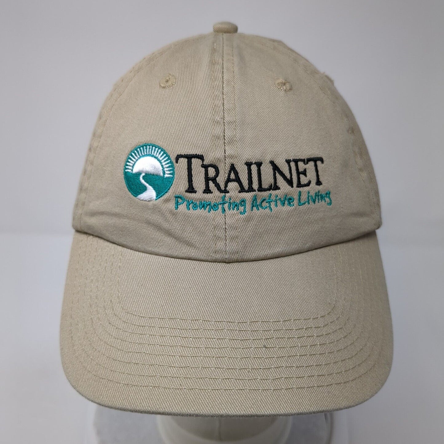 Trailnet Promoting Active Living Slideback Hat Tan One Size Adjustable