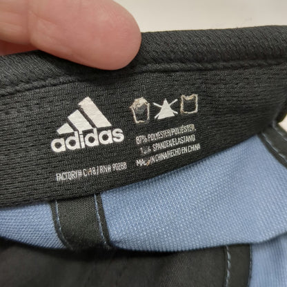 Adidas Baseball Cap Blue One Size Climalite Performance Strapback Logo Hat