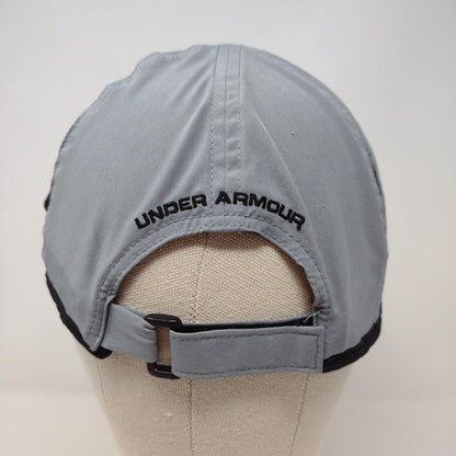 Under Armour Strapback Hat Gray OSFA Embroidered Logo Adjustable