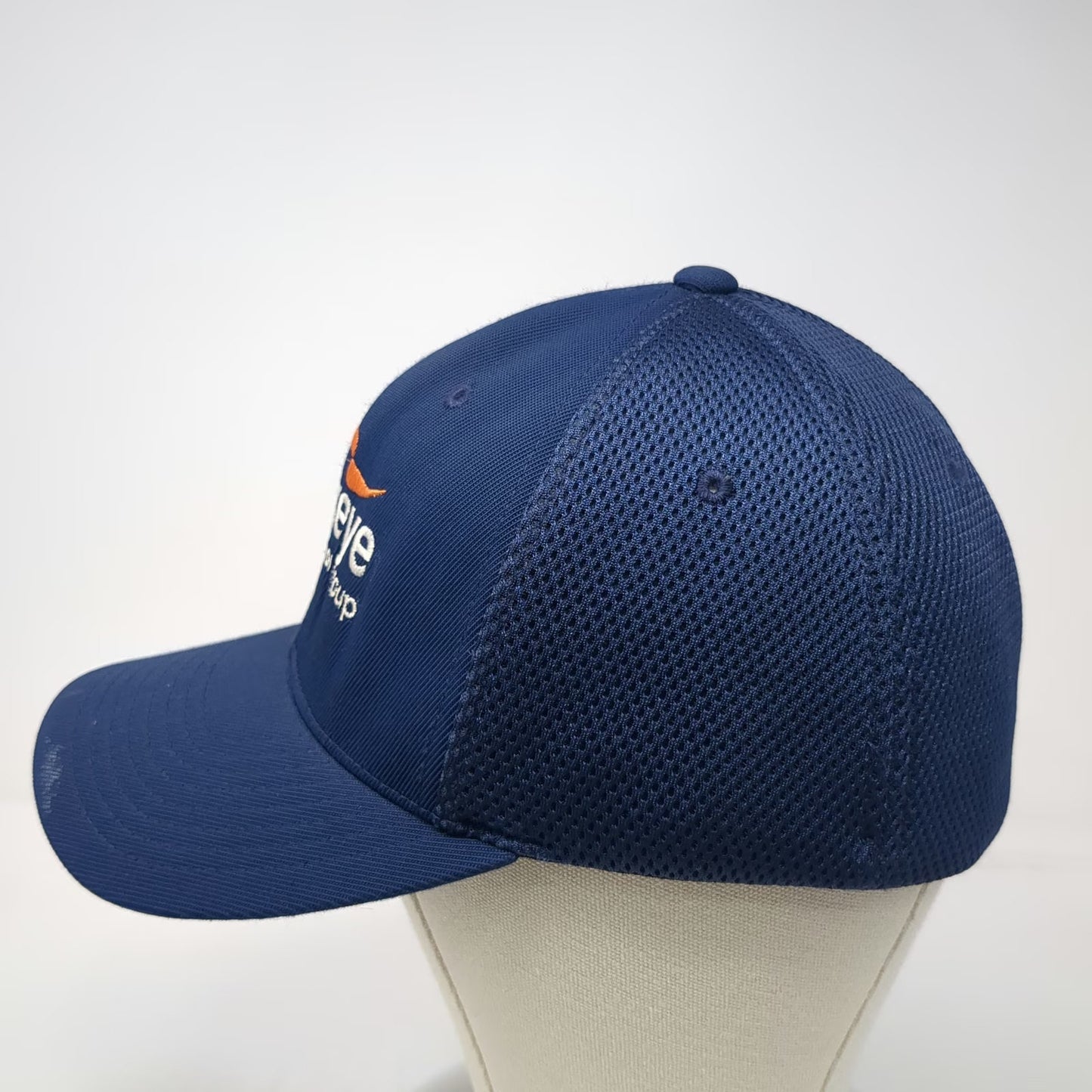Flexfit Baseball Cap Blue Size XL Hawkeye Elecnor Group Mesh Back Stretch Hat