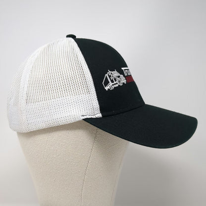 Trucker Hat Black One Size Truck Paper Logo Semi Truck Mesh Snapback Adjustable