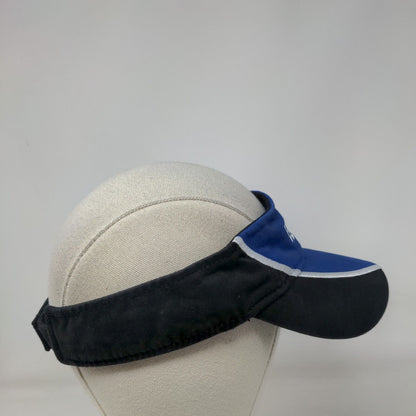 Elanco Strapback Visor Hat Multi OSFA Embroidered Colorblock Adjustable