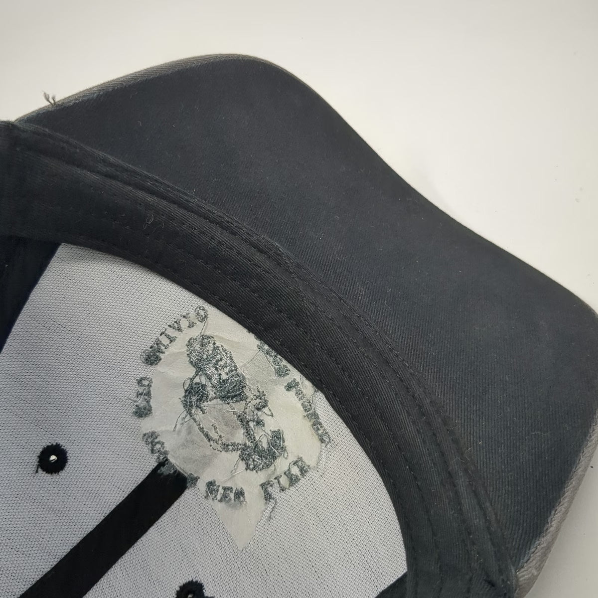 Port Authority Baseball Cap Black One Size Reclaimed Lumber Products Hat Cotton
