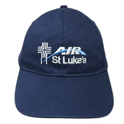 HTT Baseball Cap Blue One Size St Luke's Air Medical Strapback Embroidered Hat