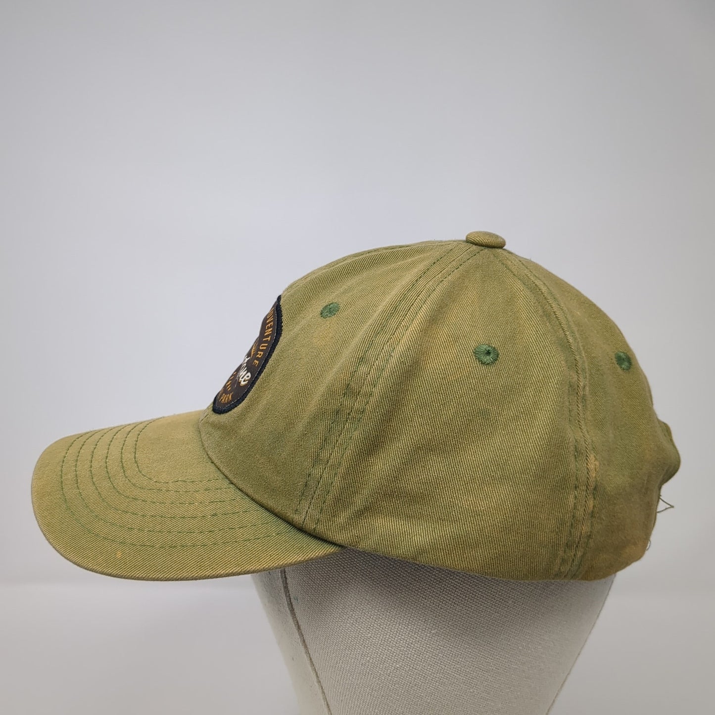 Yellowstone 1996 Wild Life Adventure National Park Baseball Cap Green One Size