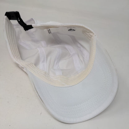 RBX Slideback Running Hat White One Size Adjustable Breathable Lightweight