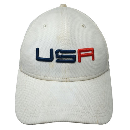 New Era Baseball Cap White One Size Ryder Cup 2020 USA Golf Slideback Hat