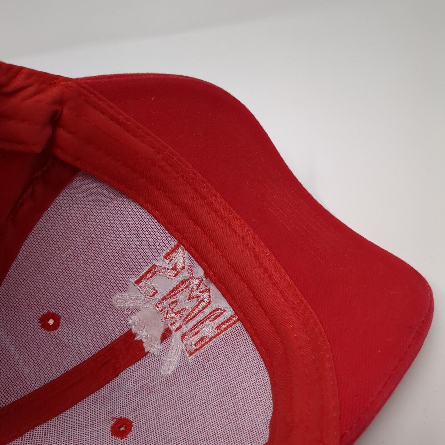 SWA Strapback Hat Red One Size Adjustable Embroidered Outdoor 6 Panel