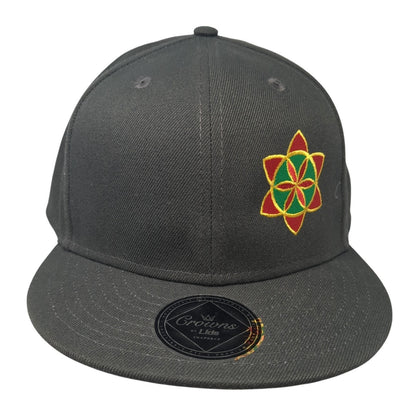 Natural Ventures Snapback Hat Gray OS Adjustable Embroidered Crowns by Lids