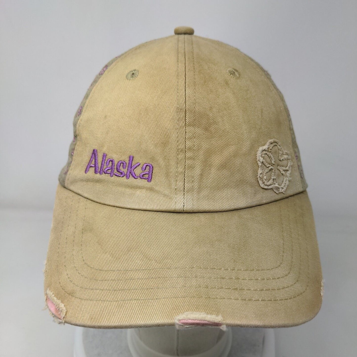 Alaska Floral Slideback Hat Multi One Size Adjustable 6 Panel Royal Crown