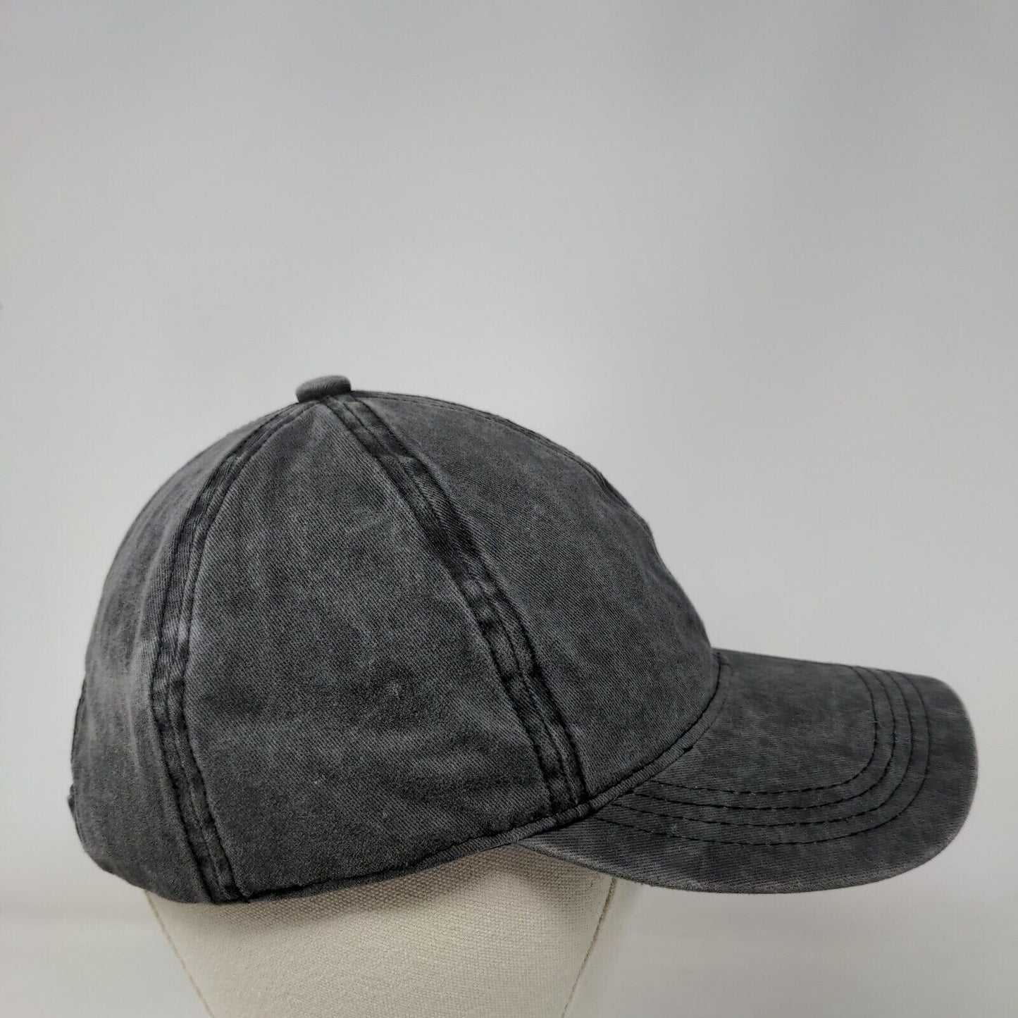Love Slideback Hat Gray OSFM Embroidered Adjustable David And Young