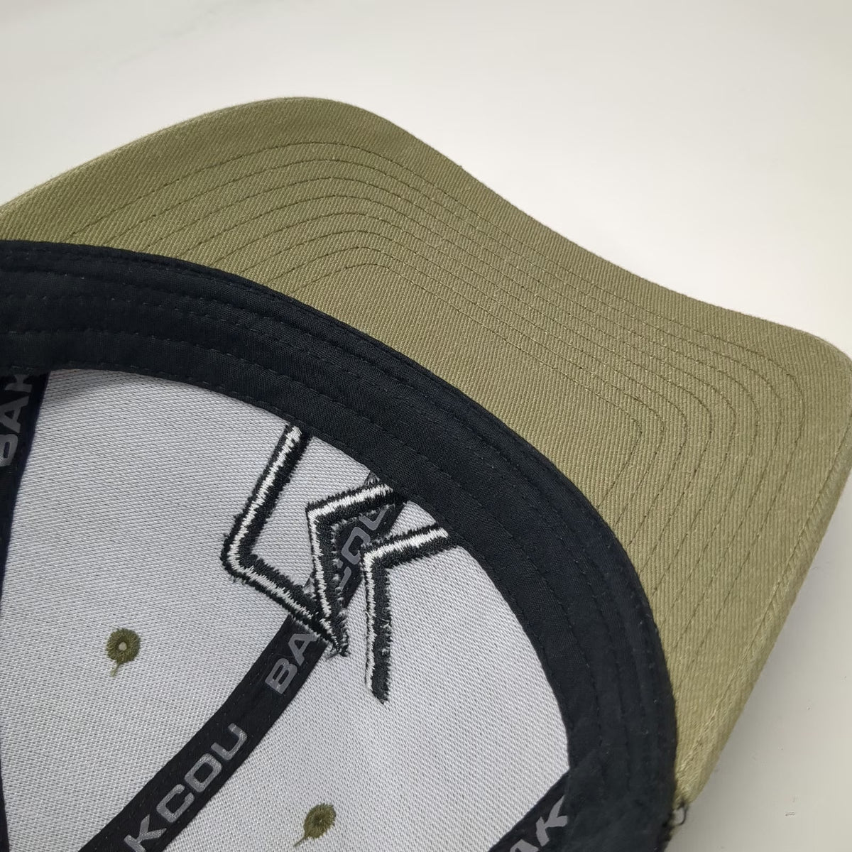 Bakcou Trucker Hat Green One Size Snapback Mesh BK Logo Structured Hunting Cap