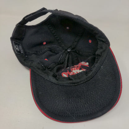 Sushi With Gusto Strapback Hat Black OSFM Embroidered Outdoor Cap