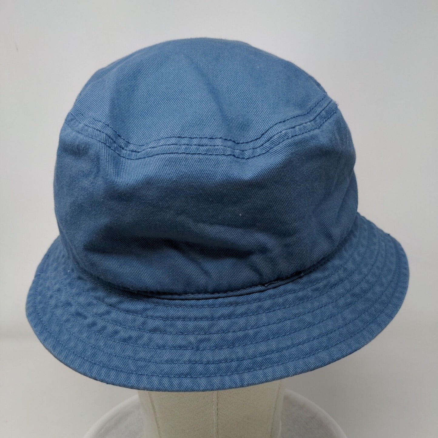 Adidas Aeroready Bucket Hat Blue One Size Embroidered Solid Lined