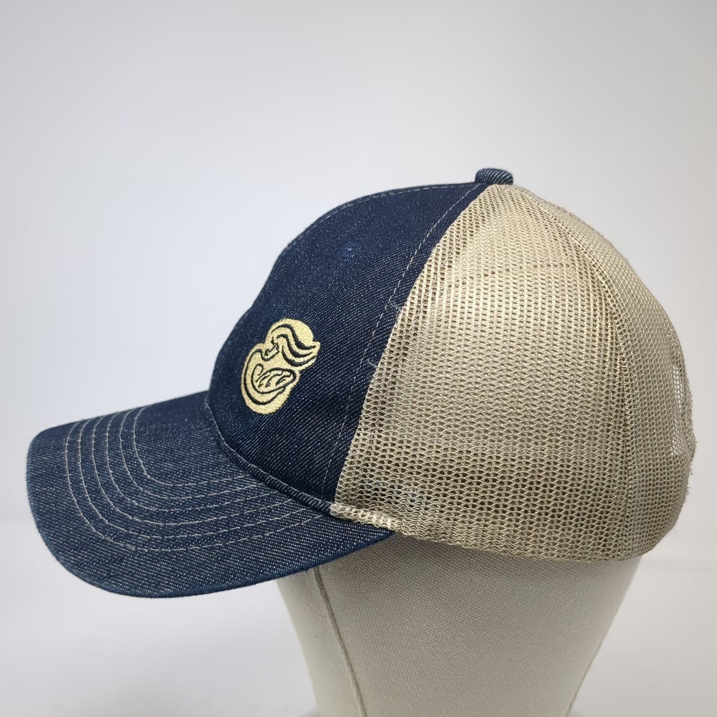 Union Resource Marketing Blue Baseball Cap One Size Denim Mesh Strapback Hat