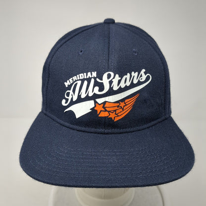 Meridian All Stars Coach Brady Fitted Hat Blue L/XL Lightweight 6 Panel OttoFlex