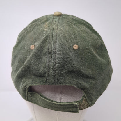 Great Smoky Mountains Strapback Hat Green One Size Adjustable Jhats