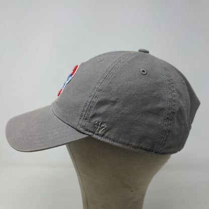 '47 Brand Men's Slideback Hat Gray OSFA Chicago Cubs Patch Logo Cotton