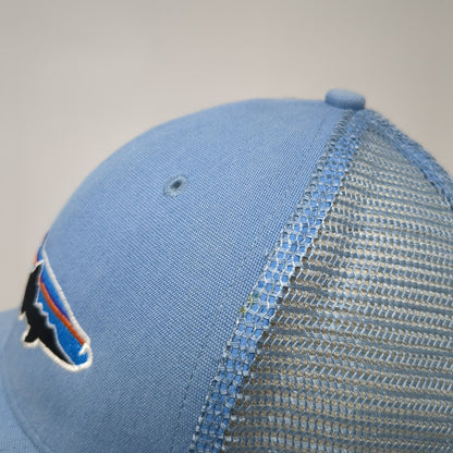 Patagonia Snapback Trucker Hat Blue OS Adjustable Embroidered Mesh Back 6 Panel