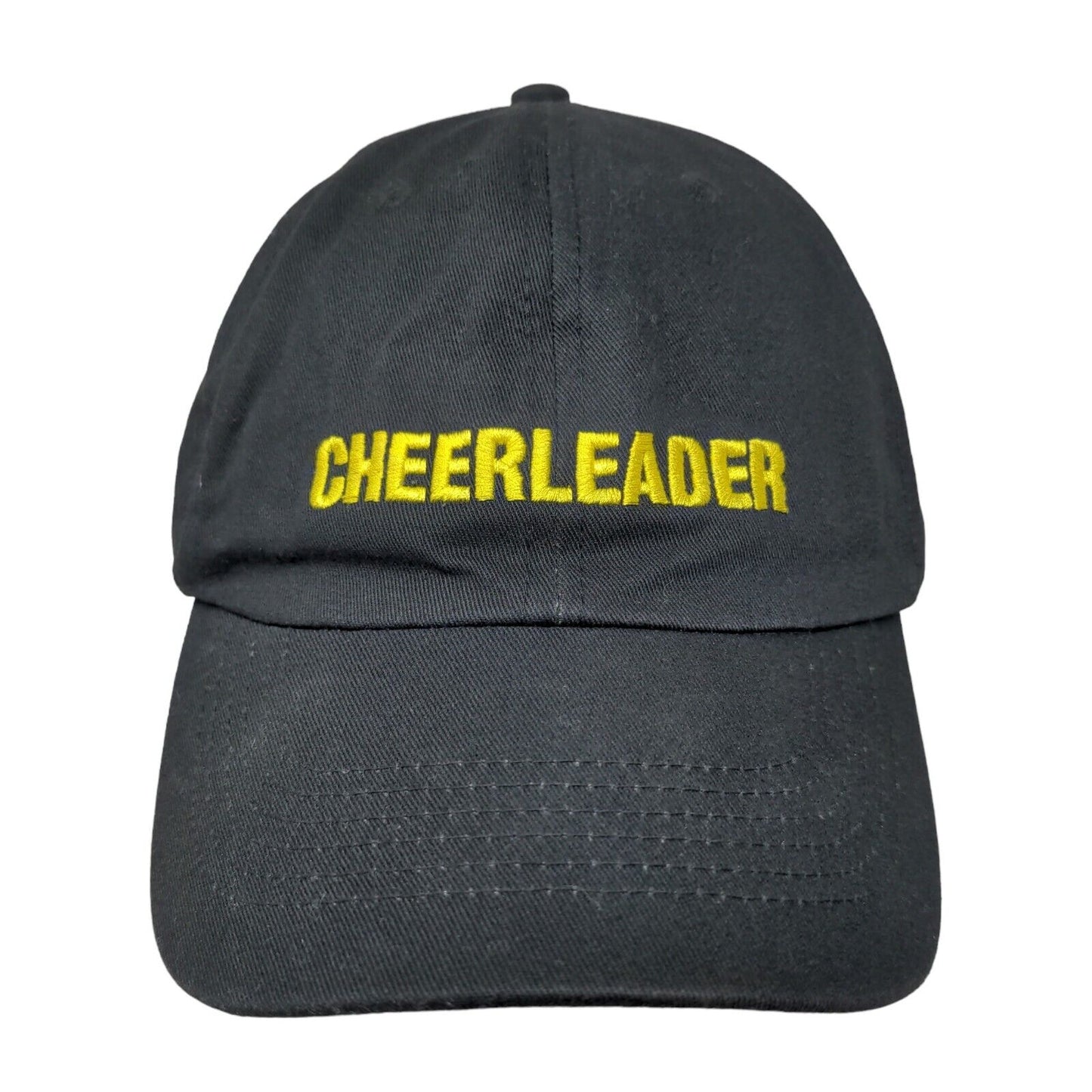 Cheerleader Basketball SB Slideback Hat Black OSFM Adjustable Embroidered