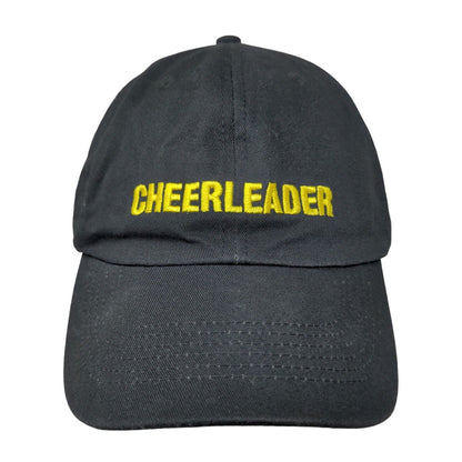 Cheerleader Basketball SB Slideback Hat Black OSFM Adjustable Embroidered